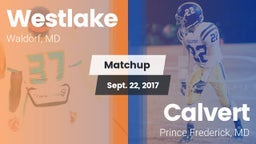Matchup: Westlake  vs. Calvert  2017