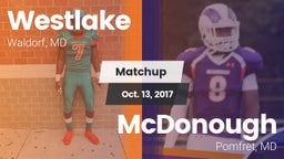Matchup: Westlake  vs. McDonough  2017