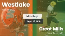 Matchup: Westlake  vs. Great Mills 2018