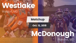 Matchup: Westlake  vs. McDonough  2018