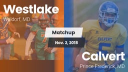 Matchup: Westlake  vs. Calvert  2018