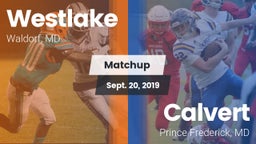 Matchup: Westlake  vs. Calvert  2019