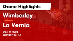 Wimberley  vs La Vernia Game Highlights - Dec. 2, 2021