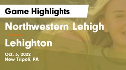 Northwestern Lehigh  vs Lehighton  Game Highlights - Oct. 3, 2022