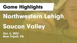 Northwestern Lehigh  vs Saucon Valley  Game Highlights - Oct. 4, 2022