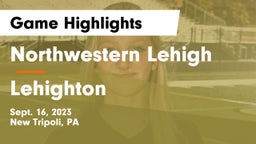 Northwestern Lehigh  vs Lehighton  Game Highlights - Sept. 16, 2023