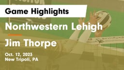 Northwestern Lehigh  vs Jim Thorpe  Game Highlights - Oct. 12, 2023