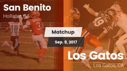 Matchup: San Benito High vs. Los Gatos  2017