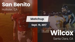 Matchup: San Benito High vs. Wilcox  2017