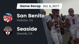 Recap: San Benito  vs. Seaside  2017
