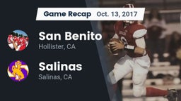 Recap: San Benito  vs. Salinas  2017