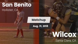 Matchup: San Benito High vs. Wilcox  2018