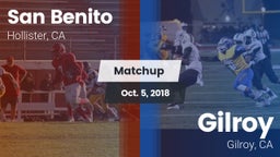 Matchup: San Benito High vs. Gilroy  2018