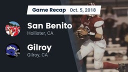 Recap: San Benito  vs. Gilroy  2018