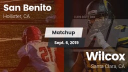Matchup: San Benito High vs. Wilcox  2019