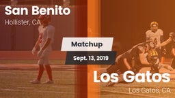 Matchup: San Benito High vs. Los Gatos  2019