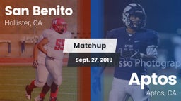 Matchup: San Benito High vs. Aptos  2019