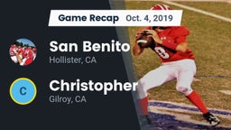 Recap: San Benito  vs. Christopher  2019
