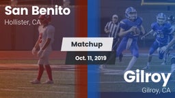 Matchup: San Benito High vs. Gilroy  2019