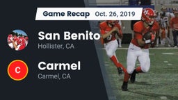 Recap: San Benito  vs. Carmel  2019