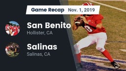 Recap: San Benito  vs. Salinas  2019