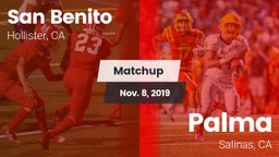 Matchup: San Benito High vs. Palma  2019