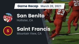 Recap: San Benito  vs. Saint Francis  2021