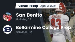 Recap: San Benito  vs. Bellarmine College Prep  2021