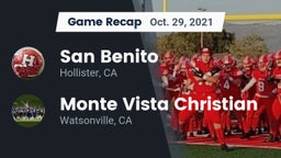 Recap: San Benito  vs. Monte Vista Christian  2021