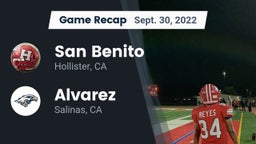 Recap: San Benito  vs. Alvarez  2022