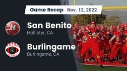Recap: San Benito  vs. Burlingame  2022