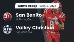 Recap: San Benito  vs. Valley Christian  2022