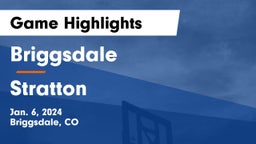 Briggsdale  vs Stratton  Game Highlights - Jan. 6, 2024