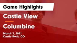 Castle View  vs Columbine  Game Highlights - March 3, 2021