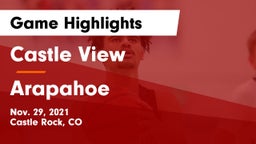 Castle View  vs Arapahoe  Game Highlights - Nov. 29, 2021