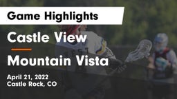 Castle View  vs Mountain Vista  Game Highlights - April 21, 2022