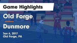 Old Forge  vs Dunmore Game Highlights - Jan 6, 2017