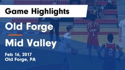 Old Forge  vs Mid Valley  Game Highlights - Feb 16, 2017