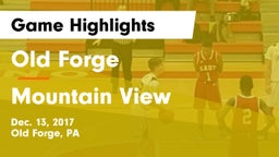 Old Forge  vs Mountain View  Game Highlights - Dec. 13, 2017