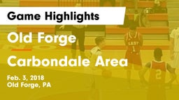 Old Forge  vs Carbondale Area  Game Highlights - Feb. 3, 2018