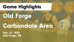 Old Forge  vs Carbondale Area  Game Highlights - Feb. 21, 2024