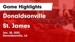 Donaldsonville  vs St. James Game Highlights - Jan. 30, 2023
