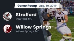 Recap: Strafford  vs. Willow Springs  2019