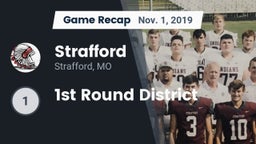 Recap: Strafford  vs. 1st Round District 2019