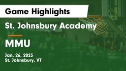 St. Johnsbury Academy  vs MMU Game Highlights - Jan. 26, 2023