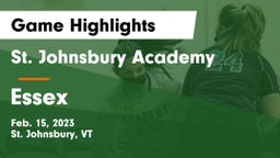 St. Johnsbury Academy  vs Essex Game Highlights - Feb. 15, 2023