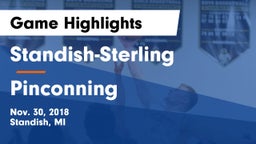 Standish-Sterling  vs Pinconning  Game Highlights - Nov. 30, 2018