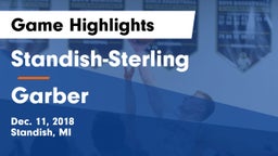 Standish-Sterling  vs Garber  Game Highlights - Dec. 11, 2018