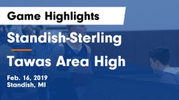 Standish-Sterling  vs Tawas Area High Game Highlights - Feb. 16, 2019