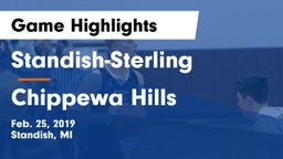 Standish-Sterling  vs Chippewa Hills  Game Highlights - Feb. 25, 2019
